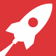 Symbol mit Rakete für IT-Karriere, Praktika und Ausbildung